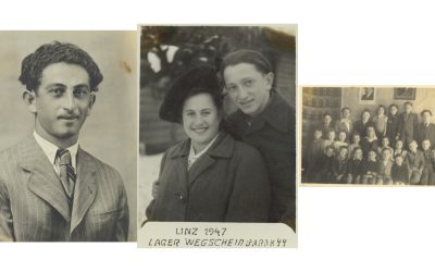3 von 7 Fotografien aus dem DP-Lager Wegscheid, Baracke 44, Linz, 1947