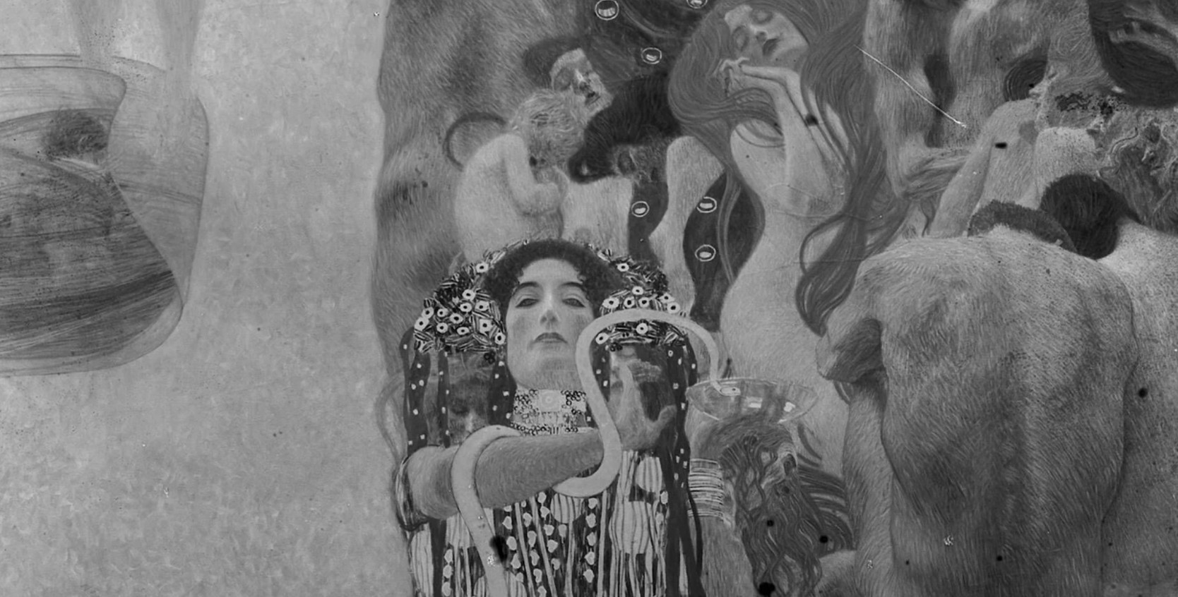 Gustav Klimt: Die Medizin, 1901. Kriegsverlust 1945