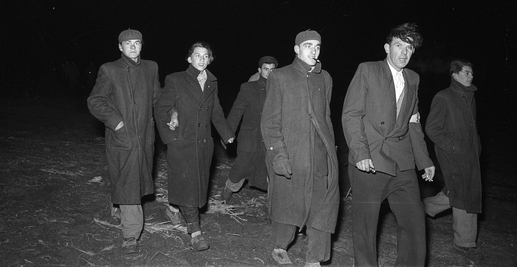 Flucht zu fuß nach Andau 1956, (c) ÖNB