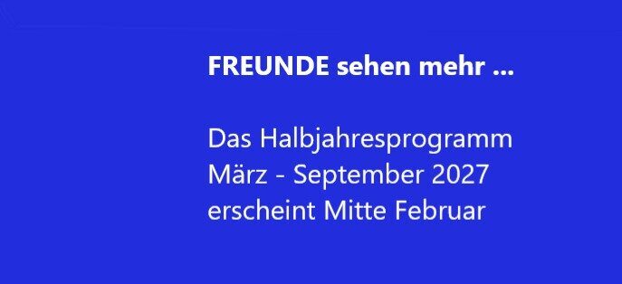 Vorschau Frühjahr/Sommer 2027